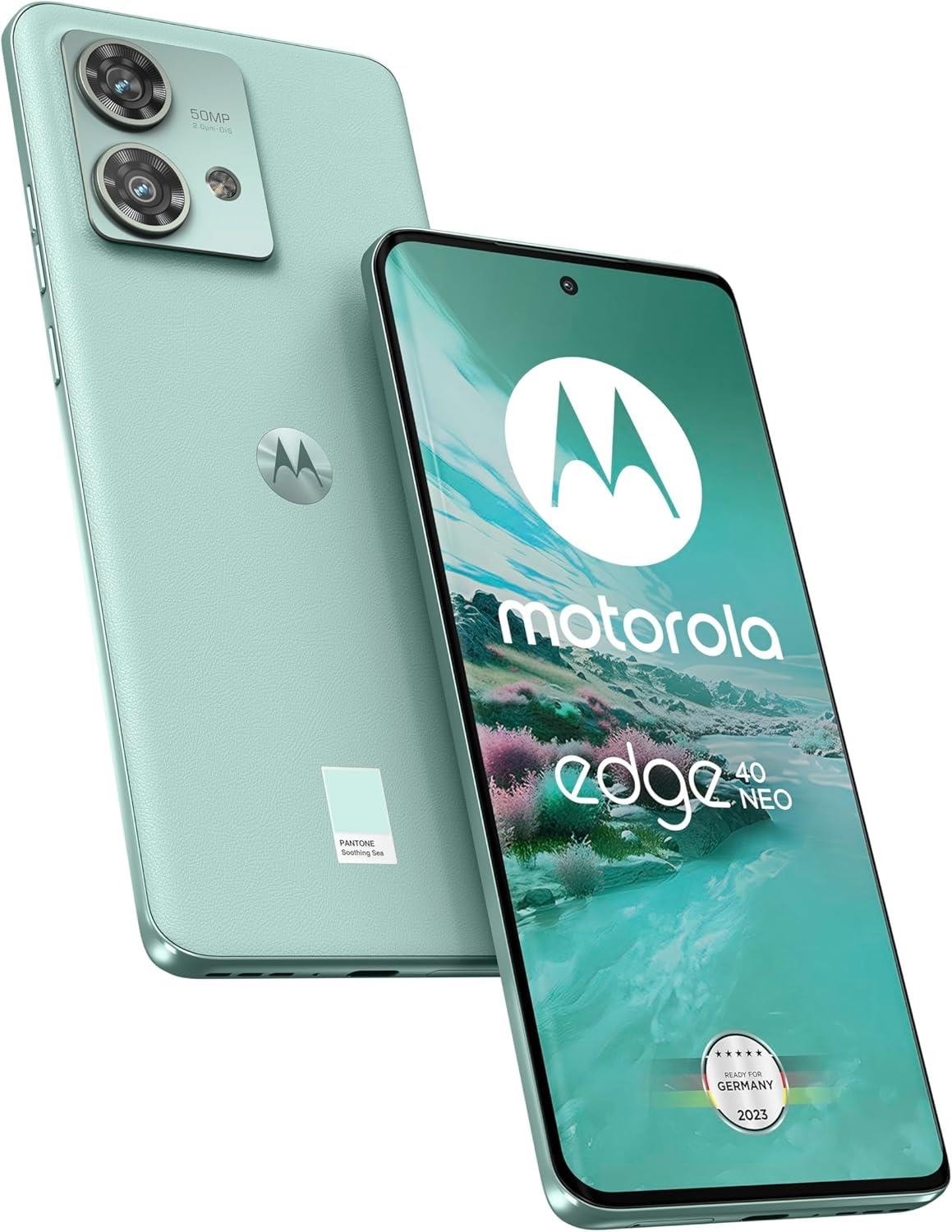 Motorola Edge 40 Neo 12GB 256GB - Unlocked Android Smartphone - Soothing Sea