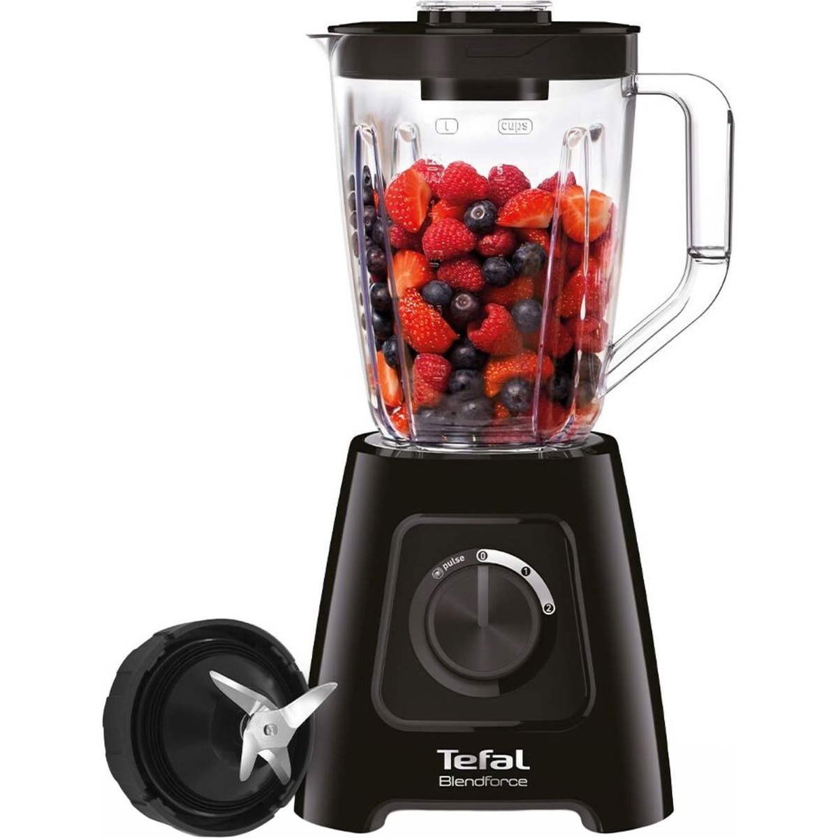 Tefal BL420840 Blendforce II Blender 600 Watt Black