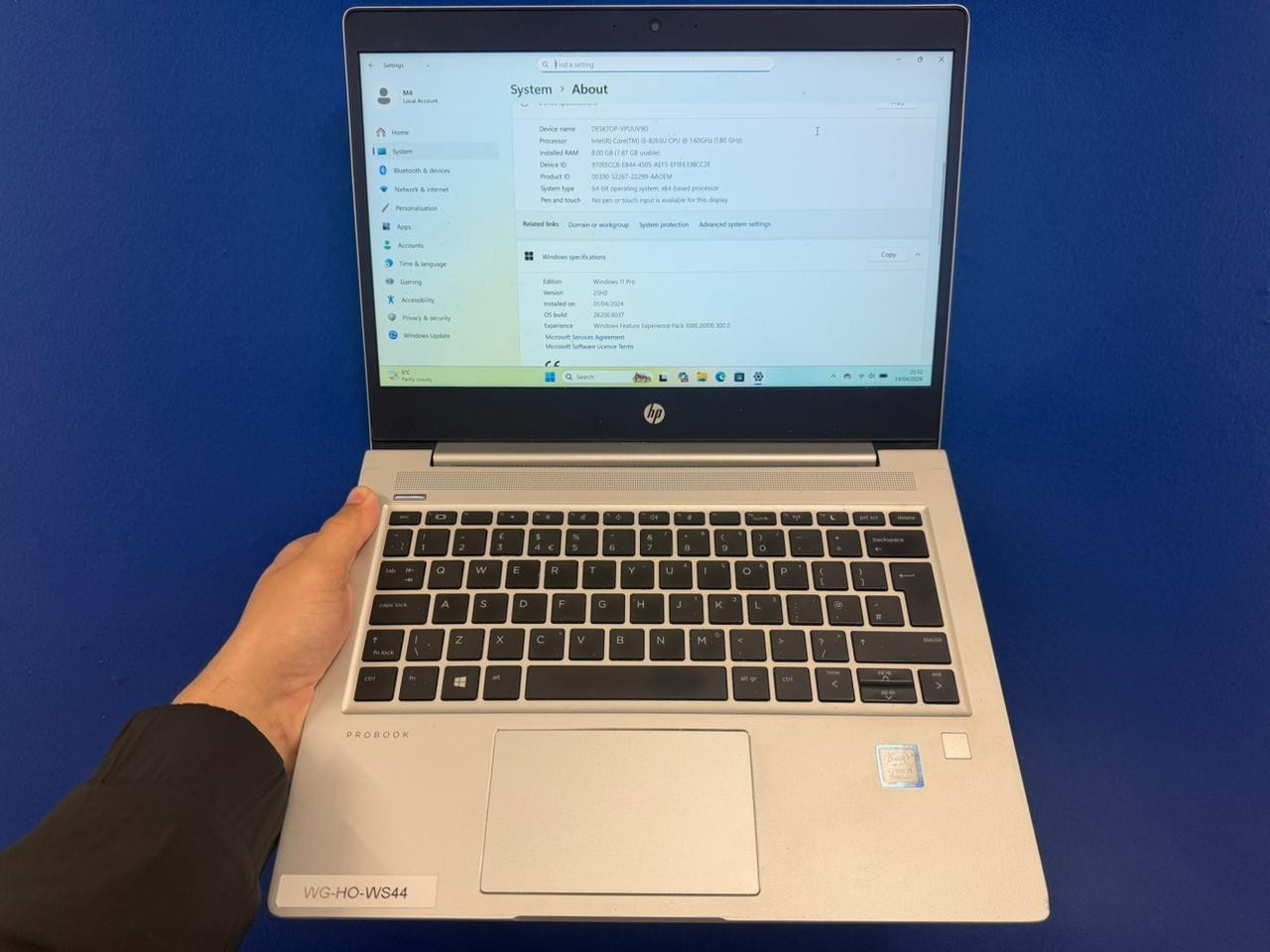 HP Laptop Core i5 8265U & Laptop DELL Quad Core Windows 11 SSD 4K HDMI WIFI WEBC