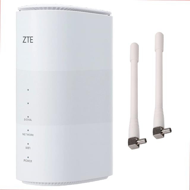 UNLOCKED ZTE MC801A 5G WIFI 6 ROUTER 2.8GBPS RJ11 TEL PORT VPN + 2 x ANTENNAS