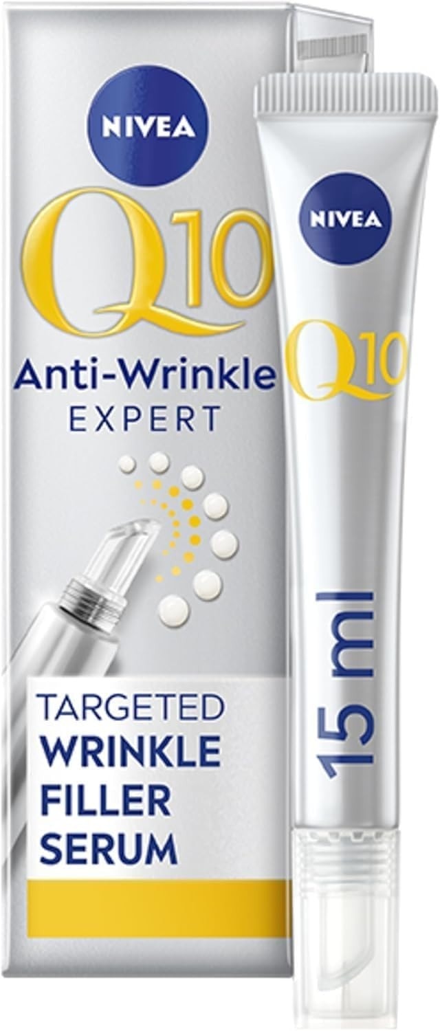 NIVEA Q10 Anti-Wrinkle Power Expert Wrinkle Filler Serum 15ml, Face Serum UK