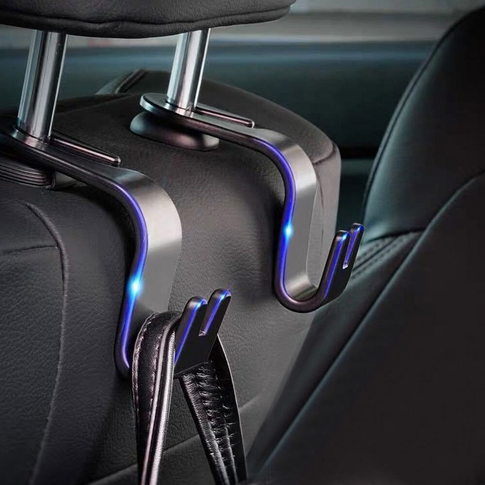 2x Car Interior Seat Back Hook Hanger Holder Bag Clothes Storage Car Accessories