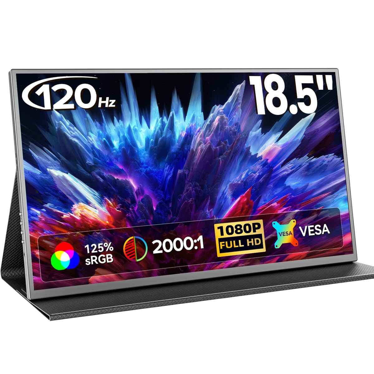 UPERFECT Portable Monitor 18.5" 120Hz Gaming Monitor 1920x1080 USB-C Screen