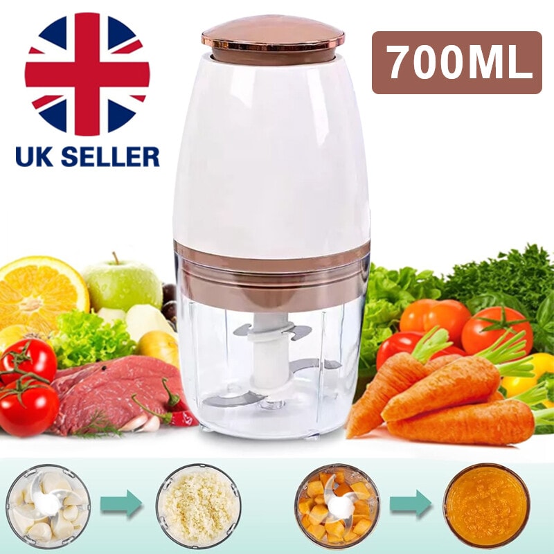 700ML Food Processor Electric Vegetable Chopper Multi Blender Meat Fruit Mixer U