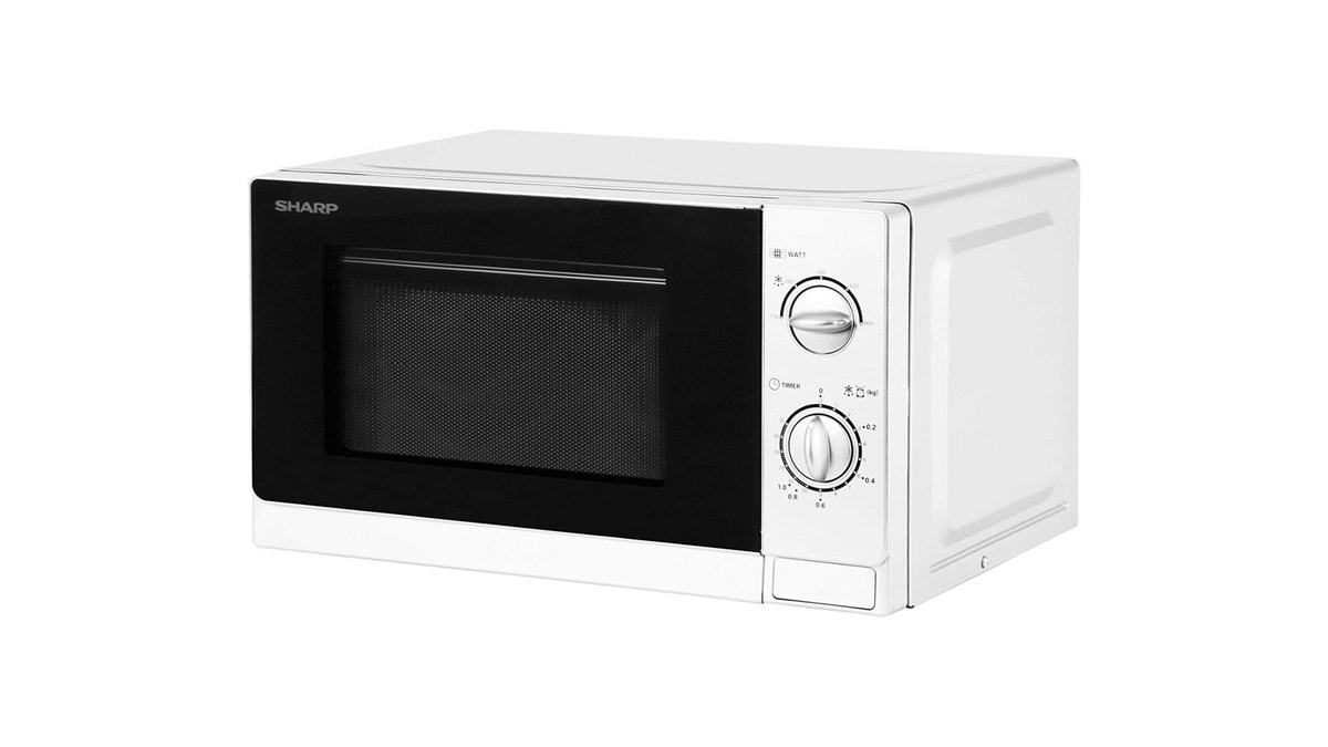 Sharp Manual Microwave Oven R20DWM 20L 800W White