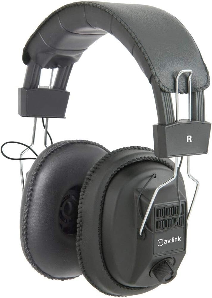 Mono Stereo Full Sized Hifi Padded Audio Over Ear Headphones with Volume Control