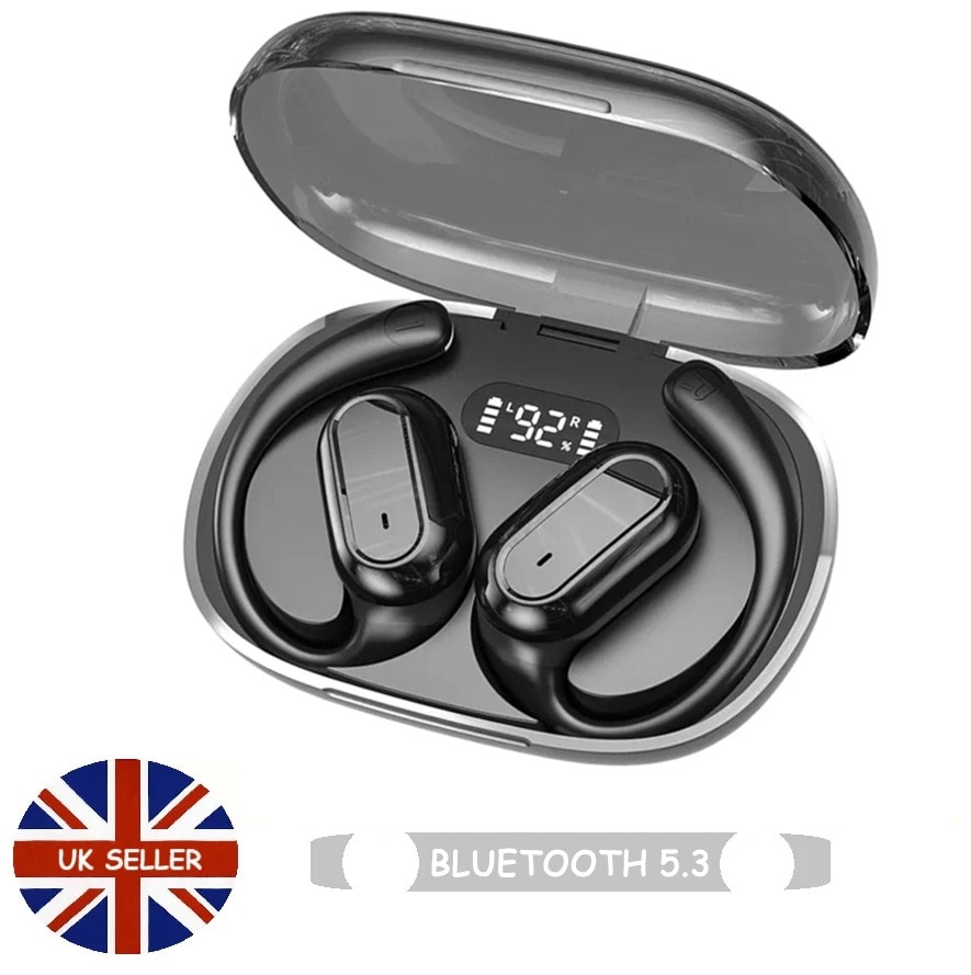 Wireless TWS Bluetooth Earphones Headphones Sports Ear Hook Running Bass Earbuds