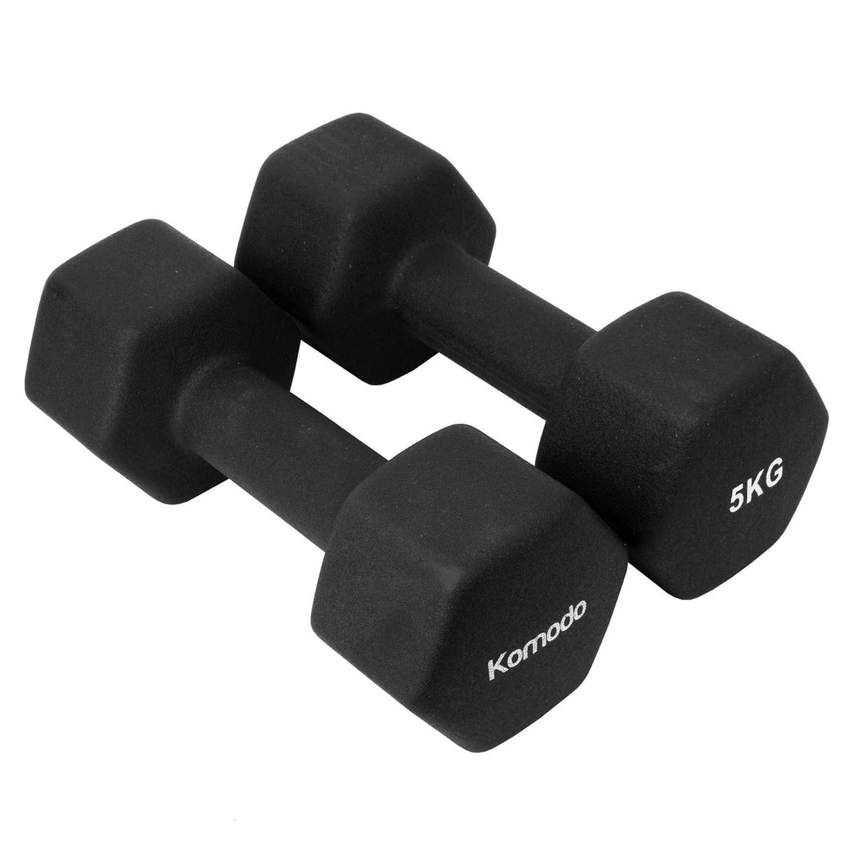 Set of 2x Neoprene DUMBBELLS Pair of Non-Slip Weightlifting Metal Core Weights