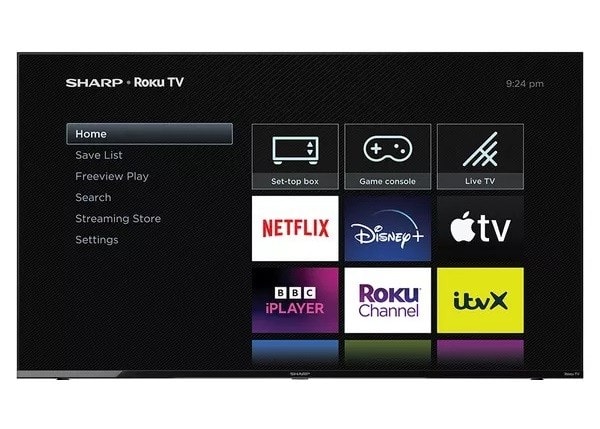 Sharp 55GJ4025K 55" LED 4K UHD Smart Roku TV with Dolby Vision [Mark/No Stand]