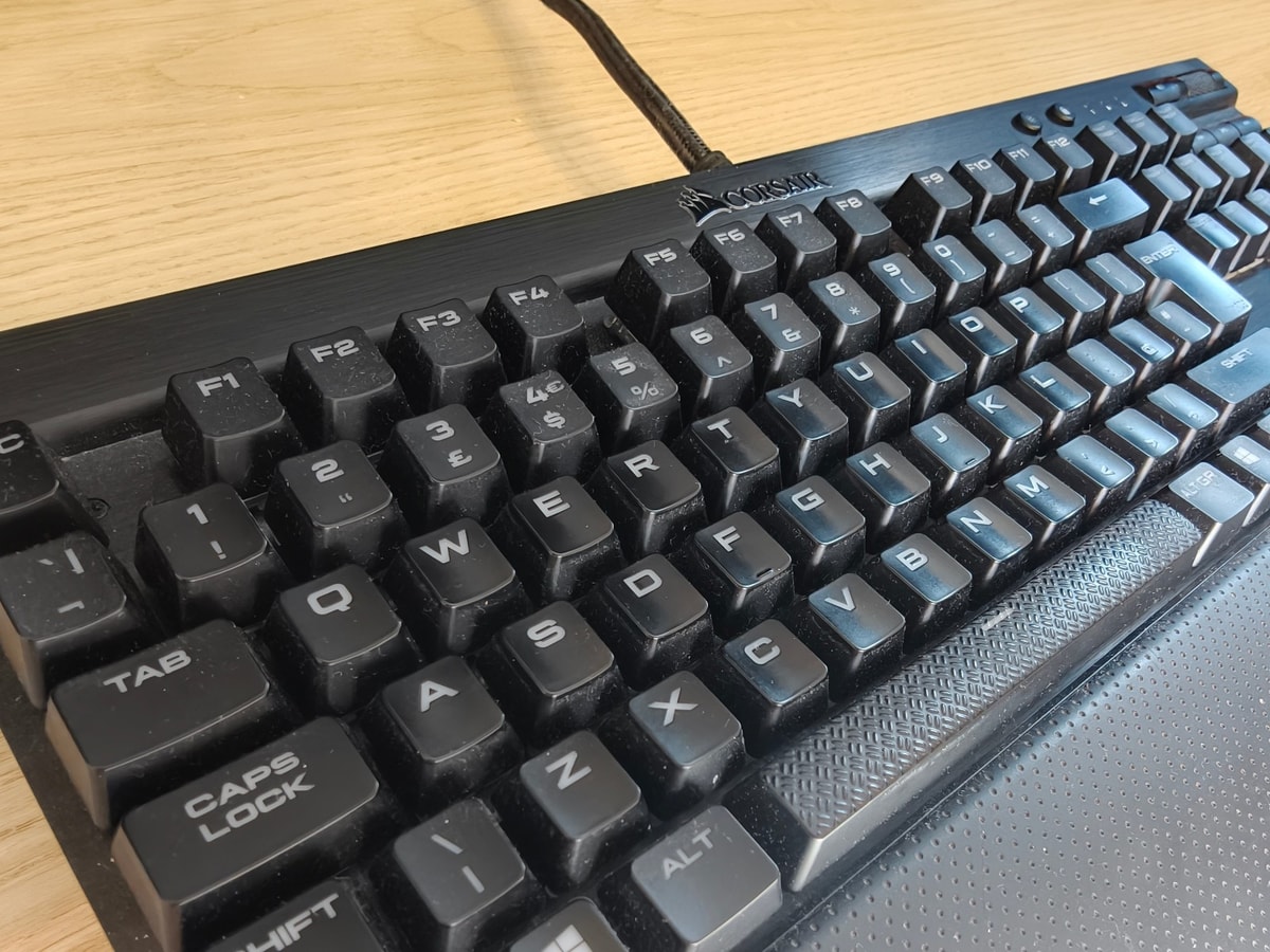 K70 RGB RAPIDFIRE Mechanical Gaming Keyboard — CHERRY® MX Speed RGB (UK)