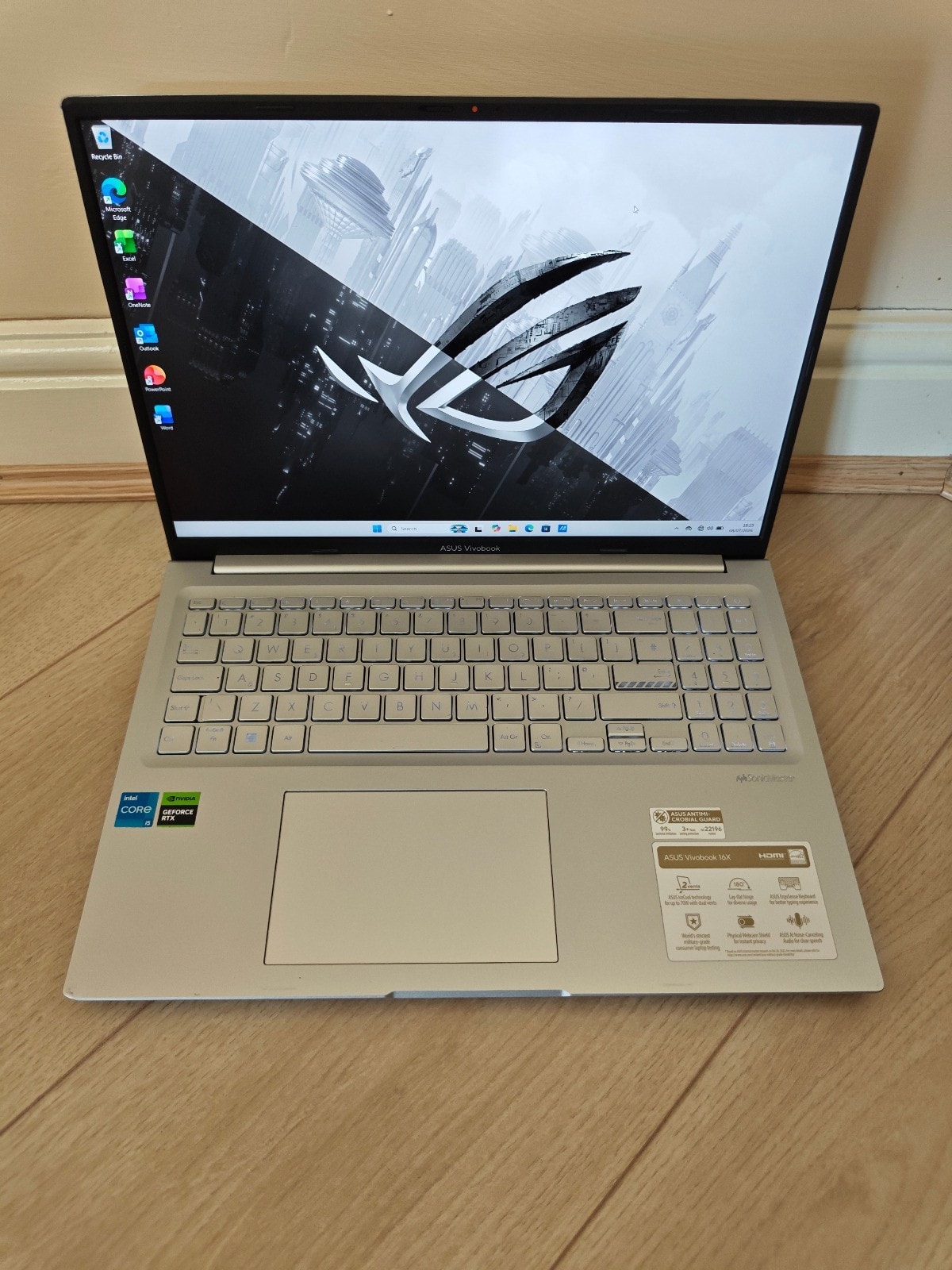 ASUS 16X 120Hz i5, 16GB RAM, 512GB SSD, NVIDIA RTX 4GB Gaming Laptop