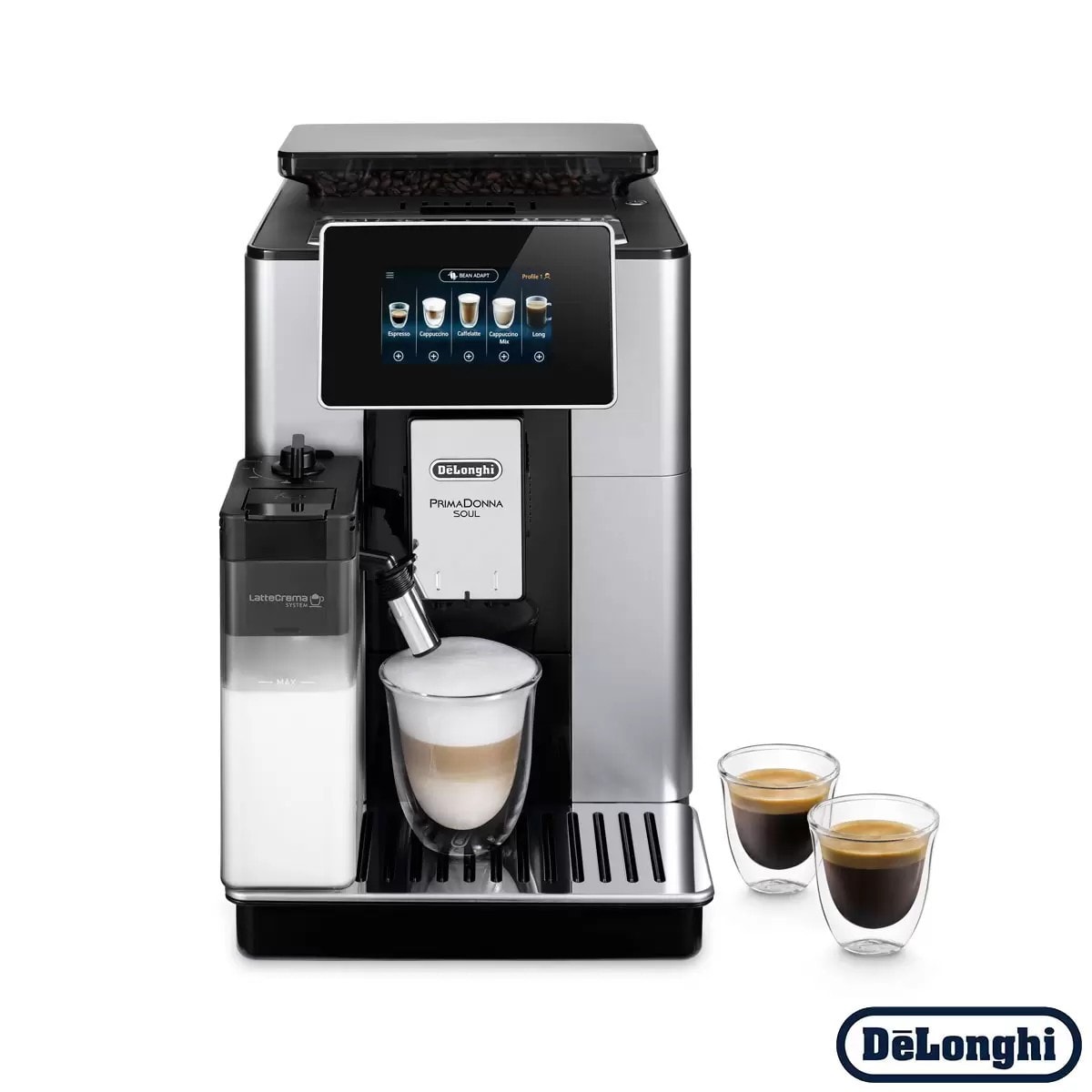 DeLonghi PrimaDonna Soul Coffee Machine with Milk Frother ECAM610.55. Ex Demo