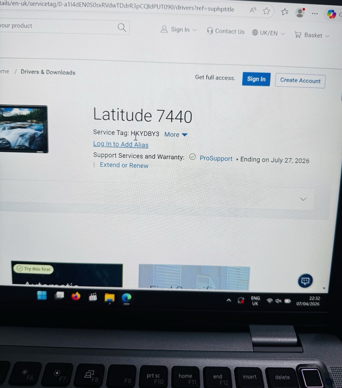Dell Latitude 7440, 13th Gen 16GB, excellent Condition, 100% Battery Health,