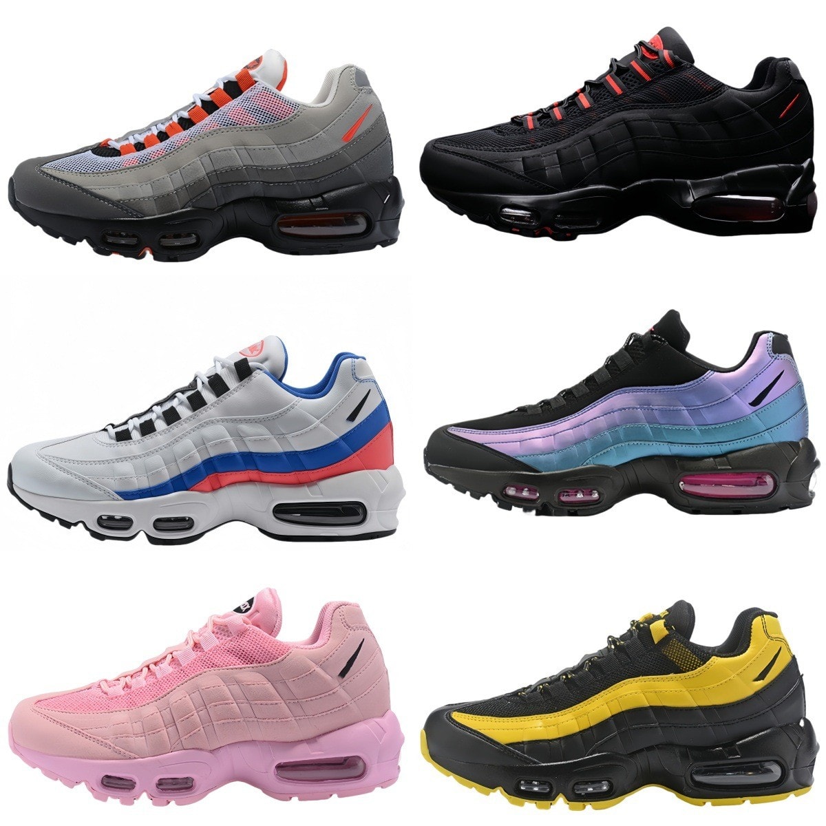 95 Men's Air Cushion Shoes Low Top Sports Men's Running Trainers Leisure Shoes
