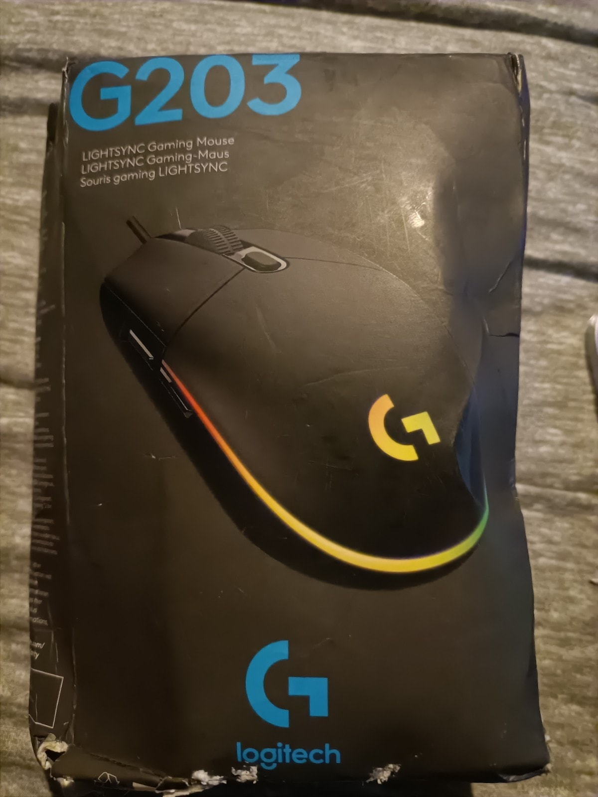 Logitech G203 LIGHTSYNC RGB Gaming Mouse Wired 8000 DPI