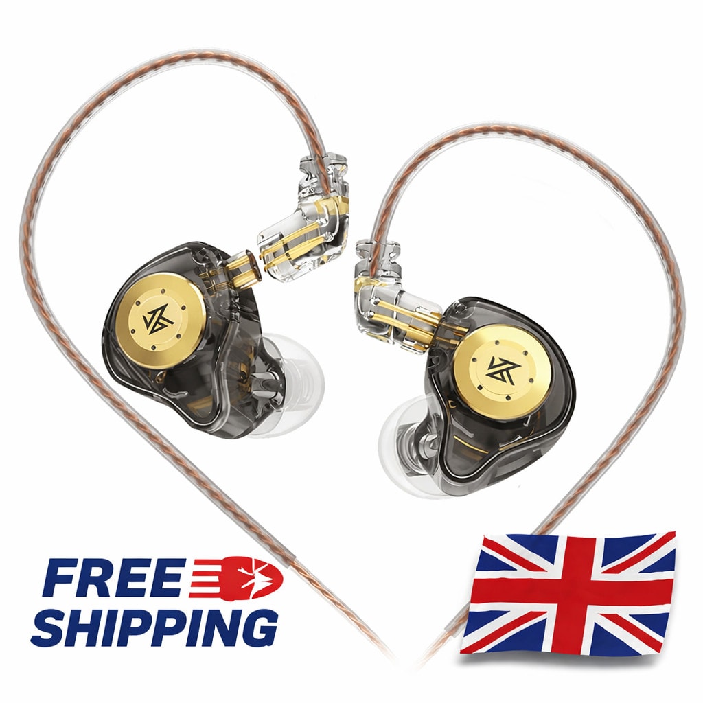 KZ EDX Pro in-Ear Stage Monitor Headphone Dual Magnetic Dynamic Unit Earphone UK
