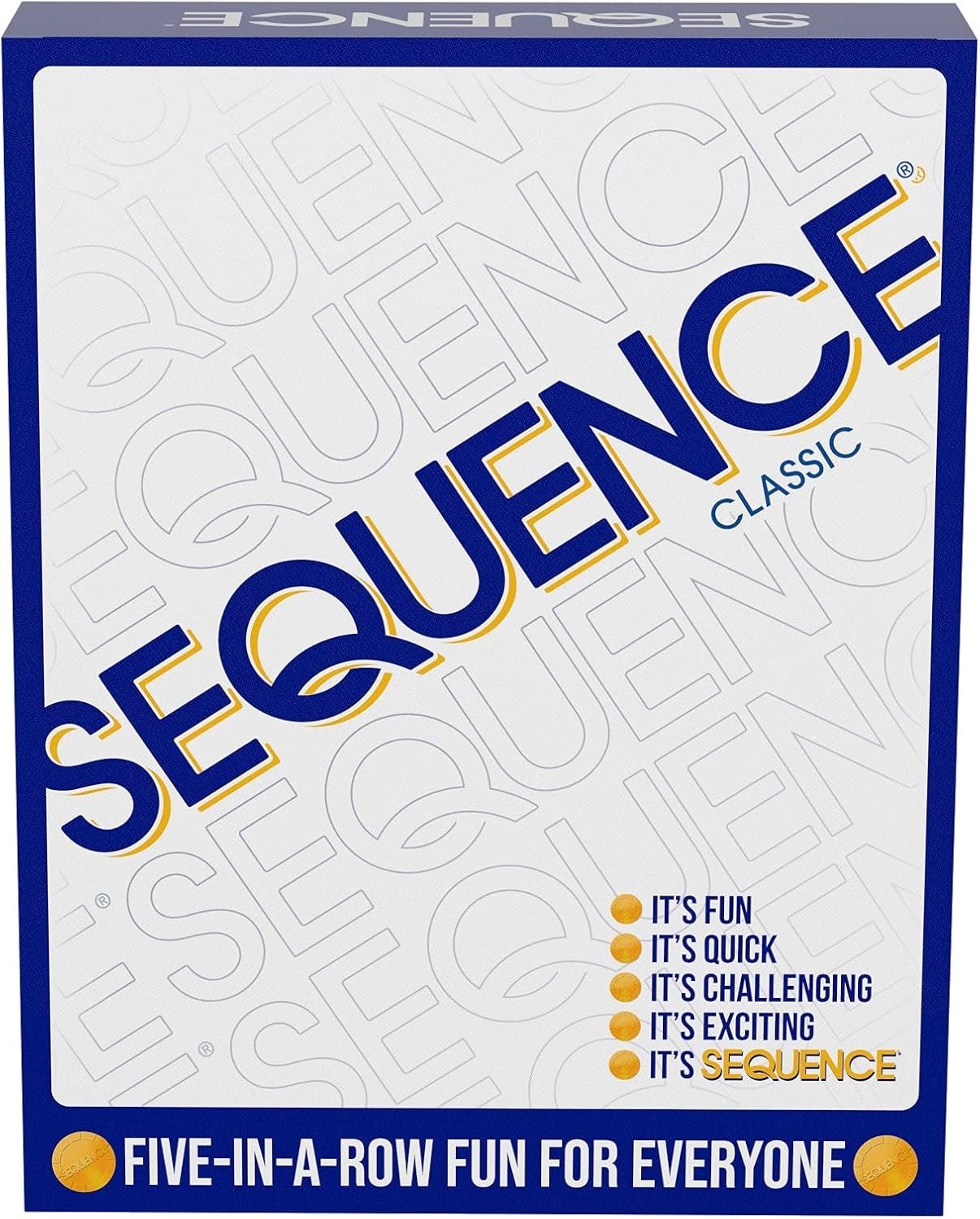 Goliath Sequence Family Fun Strategy Board Game 2 or More Players-Five In A Row