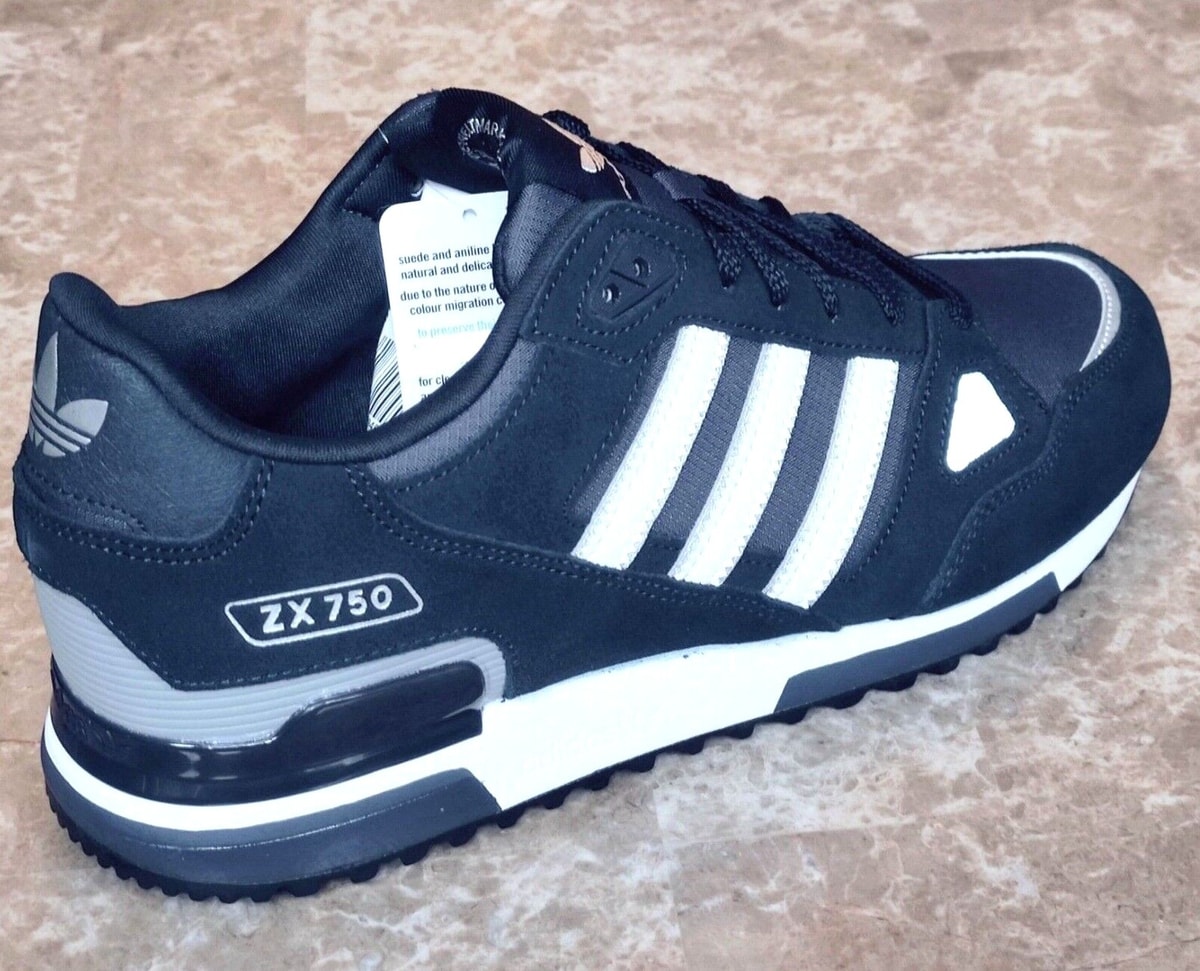 adidas ZX 750 Mens Shoes Trainers Uk Size 7 to 9 G40159 Originals Navy White