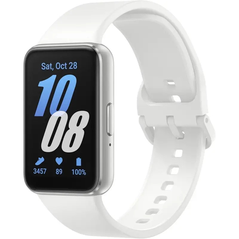 Samsung Galaxy Fit3 Silver Smartwatch Fitness Tracker Heart Rate Sleep Monitor
