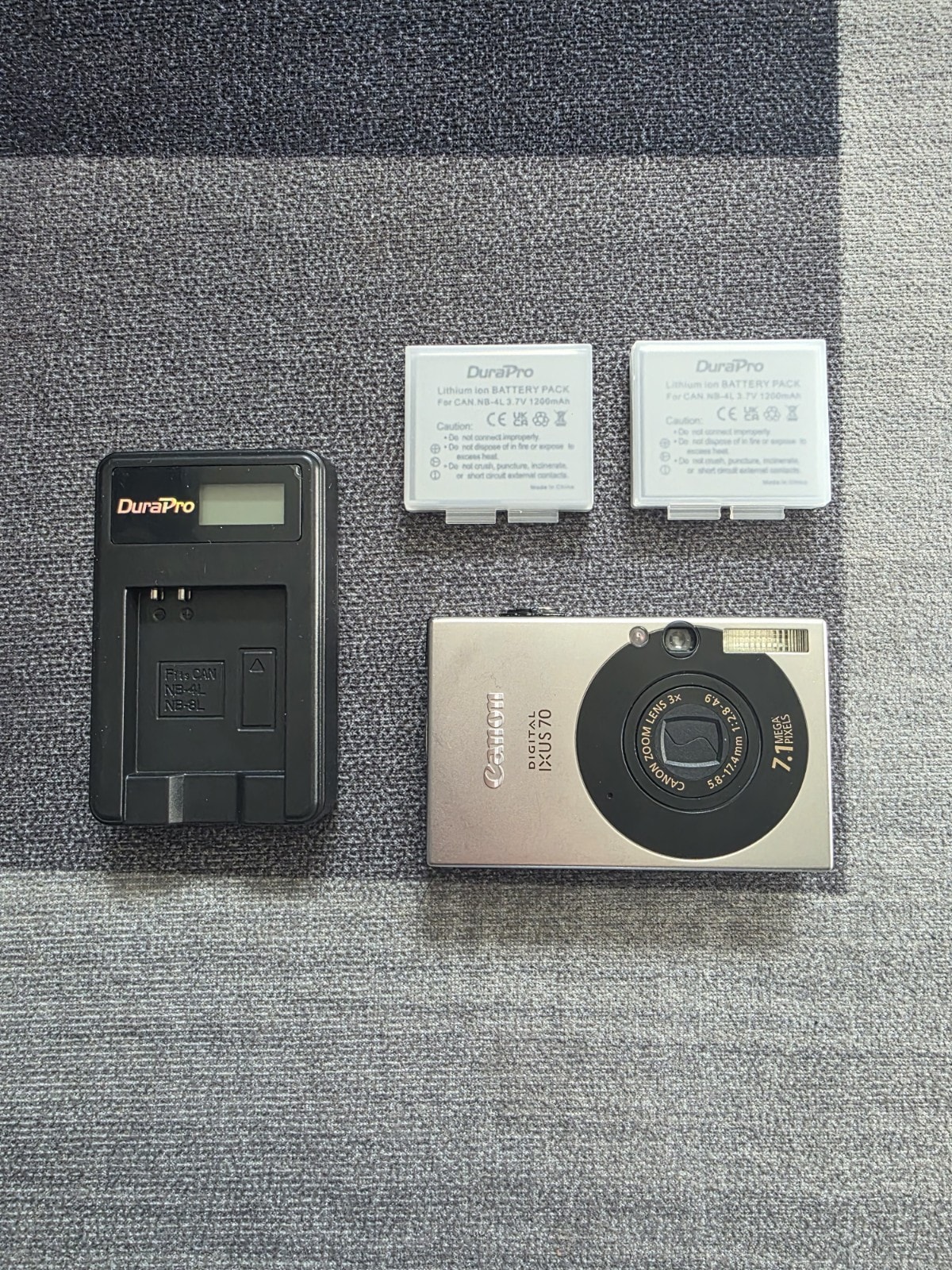 Canon IXUS 70 7.1MP Compact Digital Camera Silver/Black, Working
