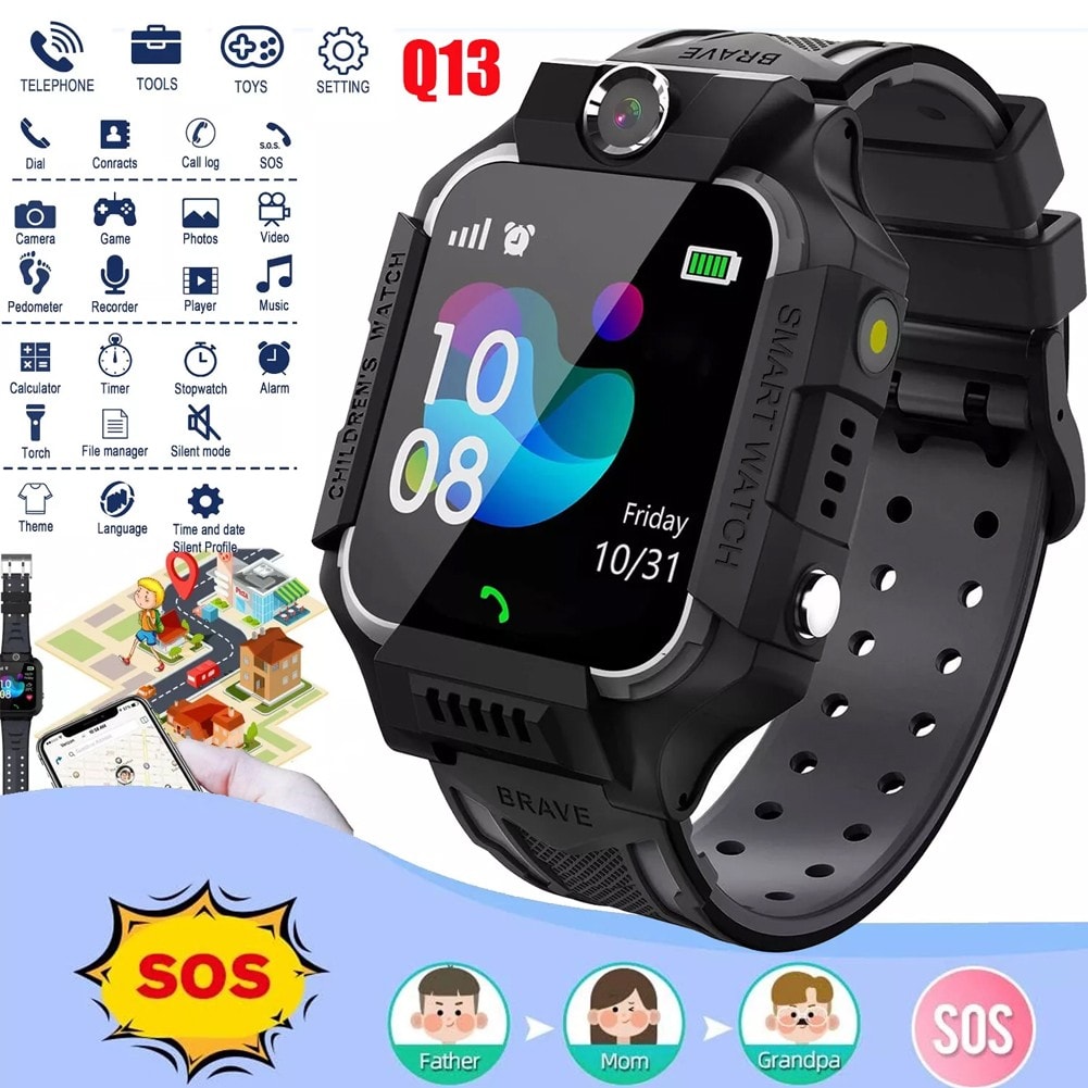 Kids Smart Watch Waterproof Smart Watch Wristwatch Children Gifts for Sport