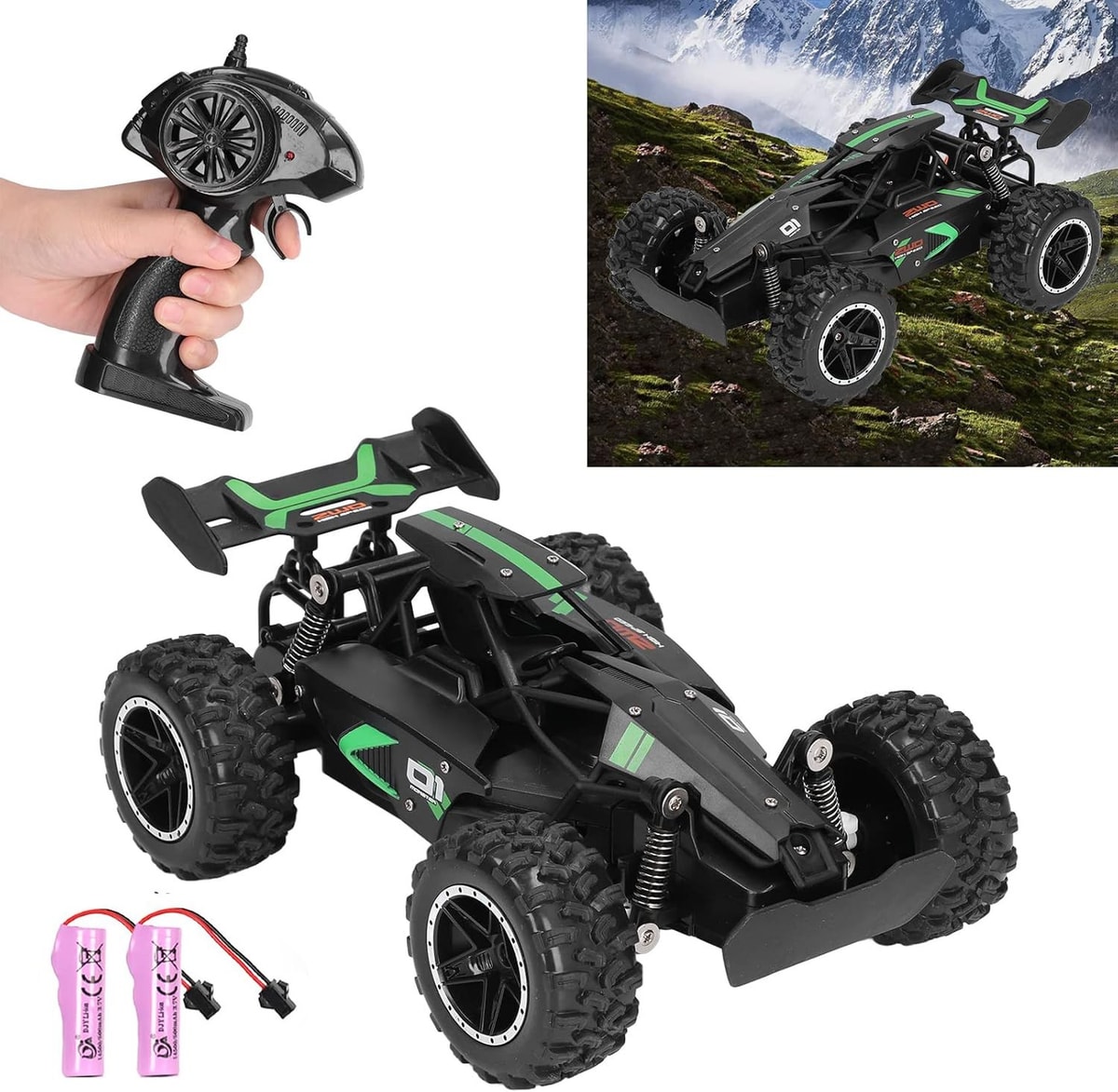 RC Car 1:18 2WD Off-Road 2.4GHz Racing Remote Control Off-Road Car Toy Kids Gift