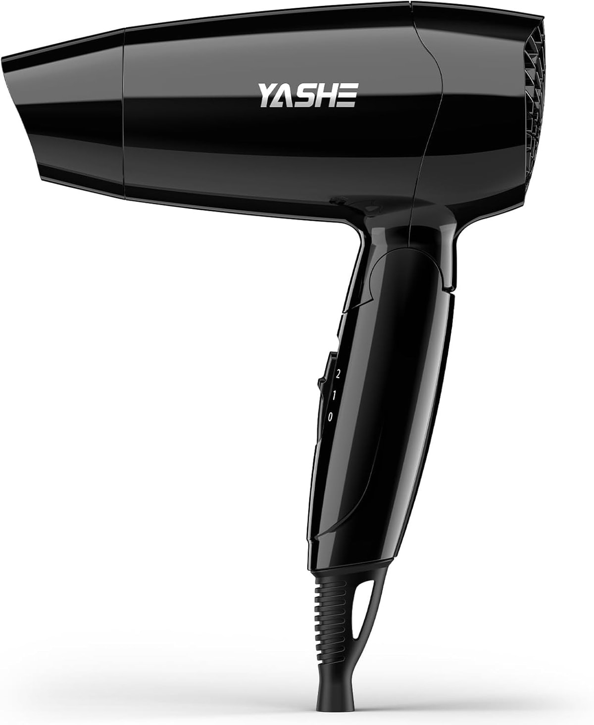 YASHE Foldable Mini Hair Dryer, 1200W Compact Blow Dryer with 2 Heat & Speed