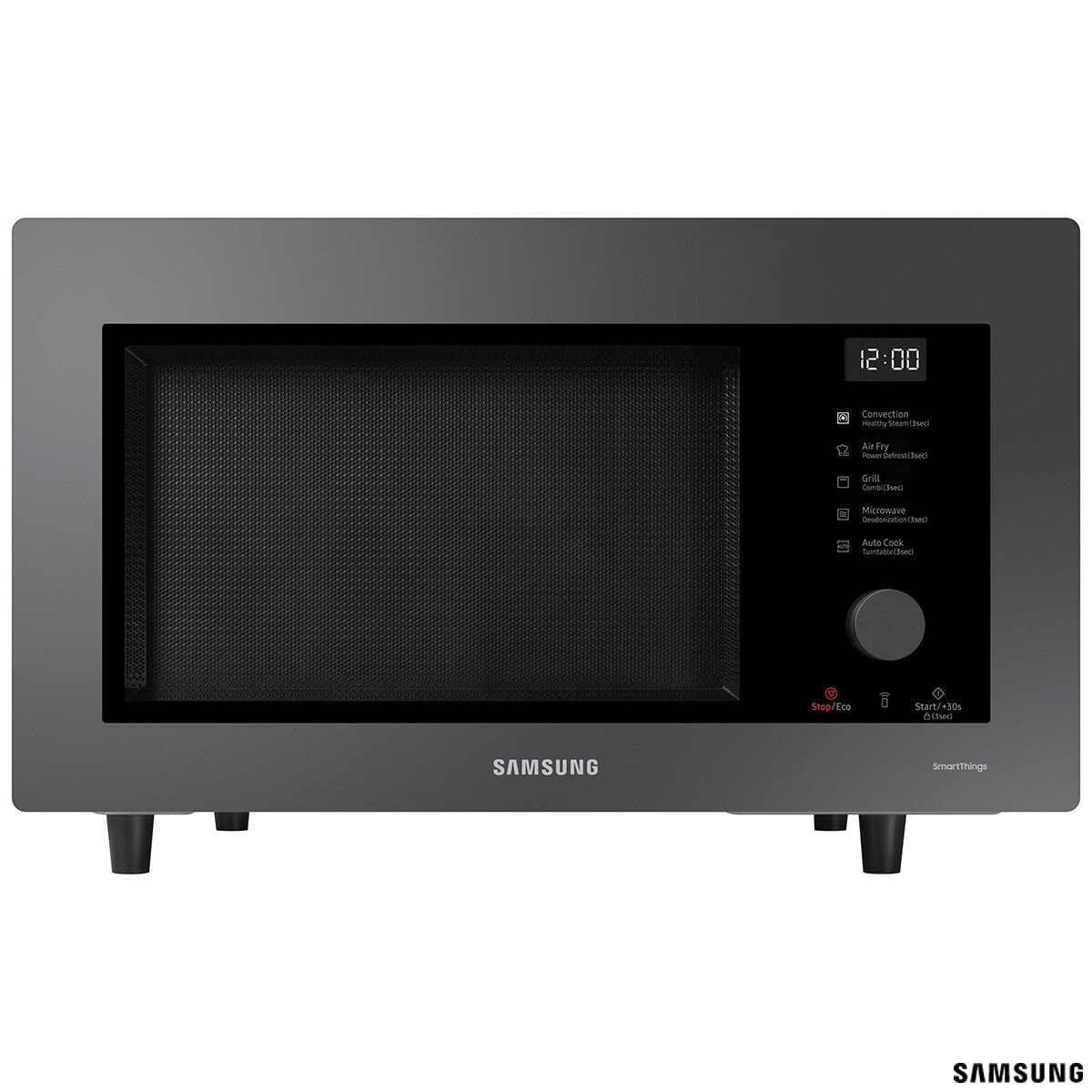 Samsung 32L Smart Microwave Oven Air Fryer Steam MC32DB7746KC 900W Grey Black
