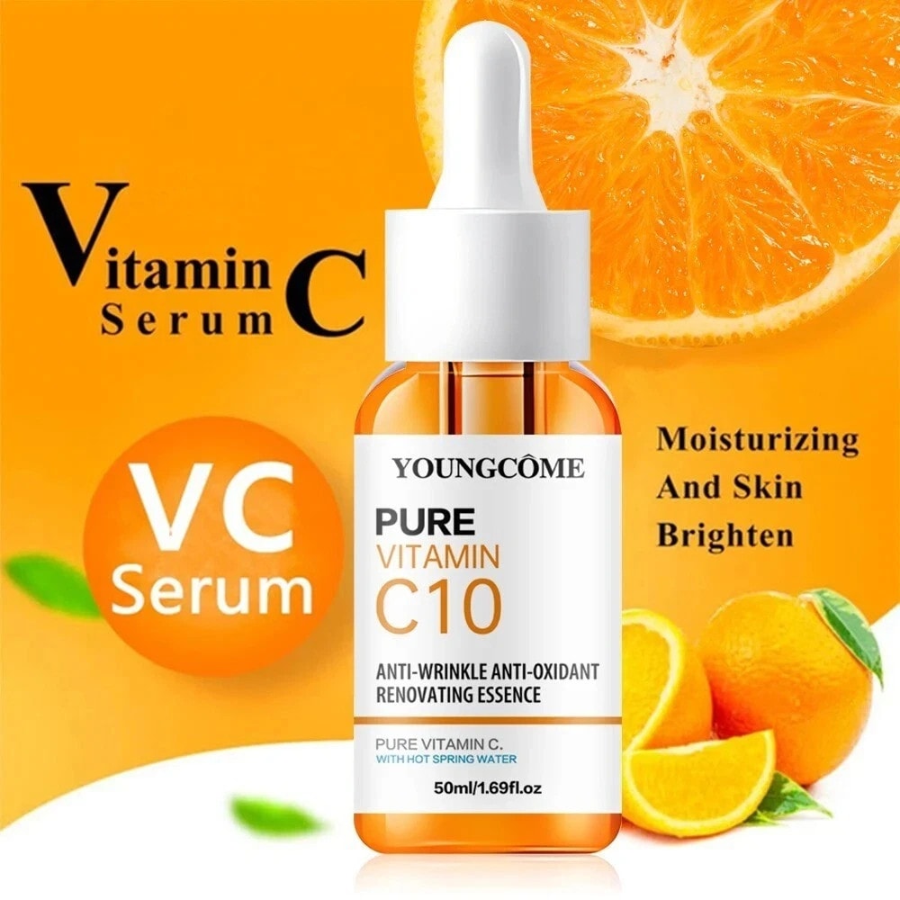 Vitamin C Brightening Face Serum with Hyaluronic Acid Anti-Wrinkle Anti-Aging
