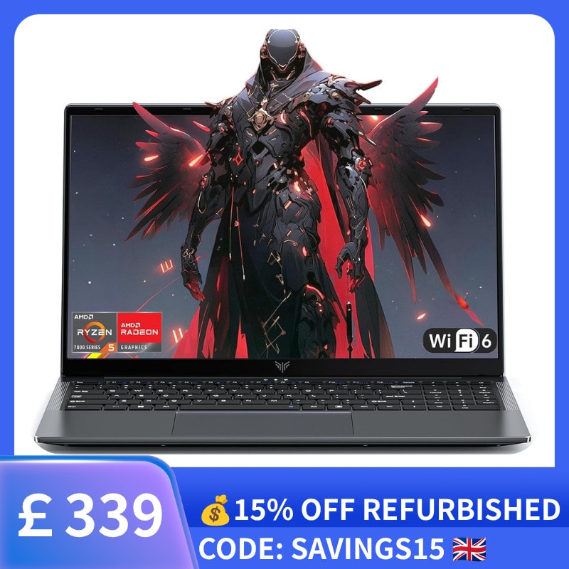 ACEMAGIC LX15PRO 15.6" Gaming Laptop AMD R5 7430U (Up to 4.3GHz）16GB 512GB SSD