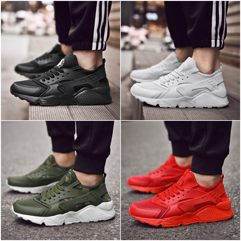 Air Huaraches Men Women Trainers Sneakers Triple Running Sport Shoes Size 3-11