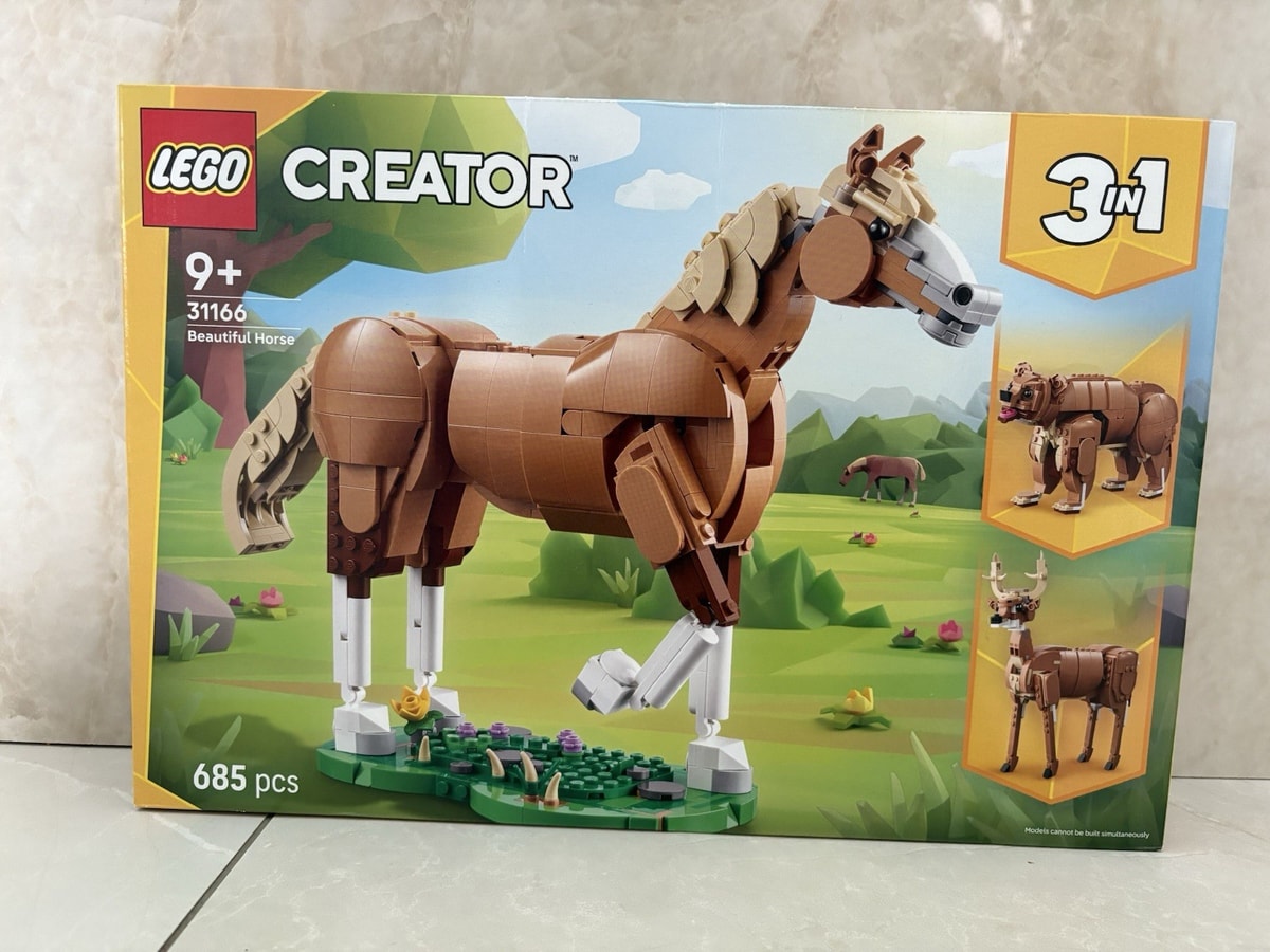 NEW LEGO Creator 3 In 1 Beautiful Horse Toy Animal Figure Transforms Into Bear