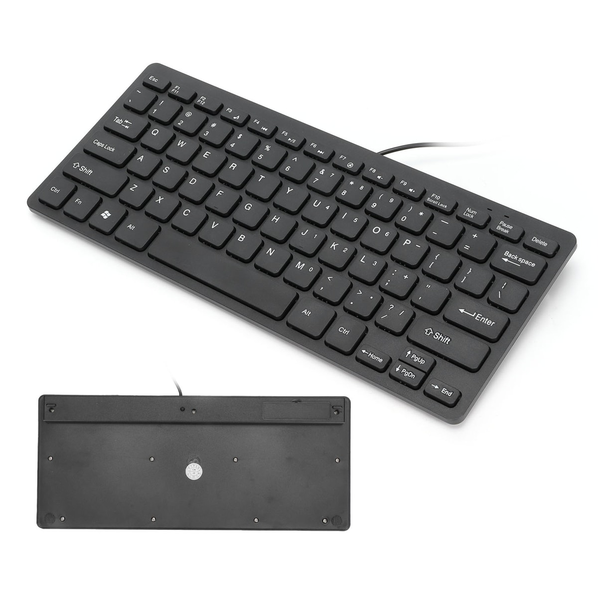 USB Keyboard Low Profile Gaming Wire Keyboard For Office For PC For Home