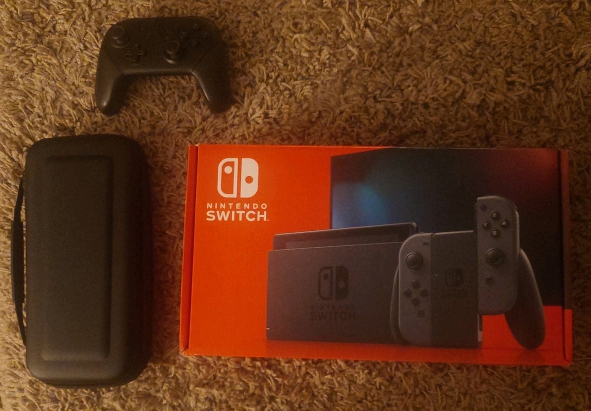 Nintendo Switch console + accessories