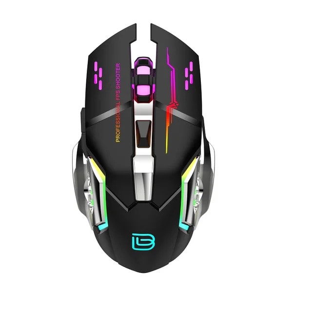 Wireless Mouse Rechargeable Bluetooth USB Silent Gaming Mouse for PC Laptop
