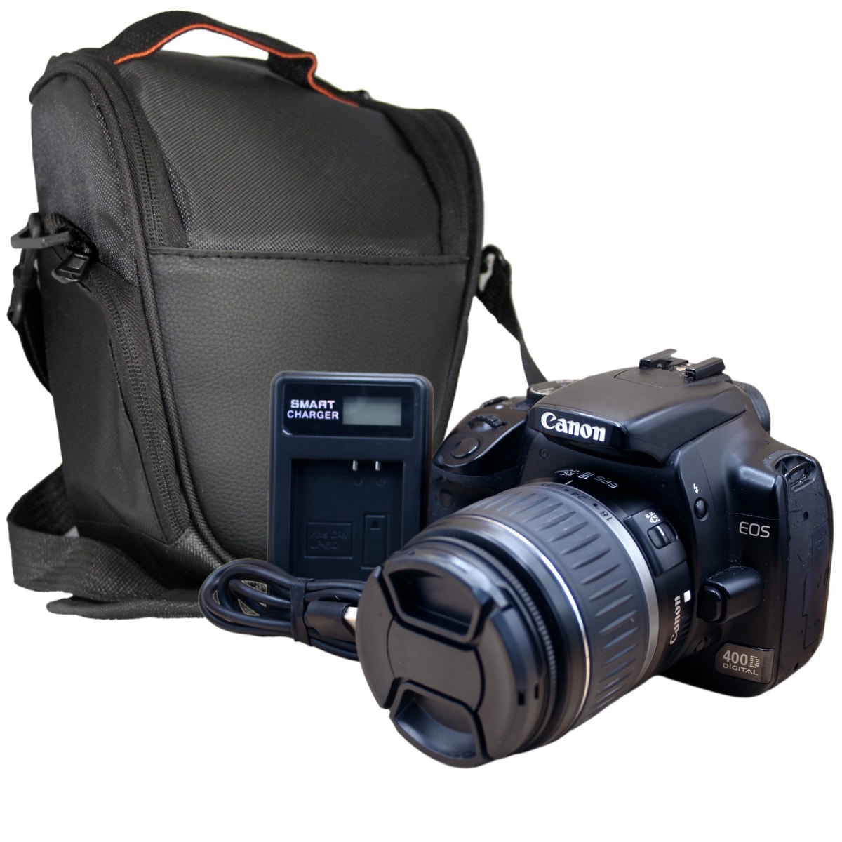 Canon EOS 400D Digital SLR Camera Starter Kit with EF-S 18-55mm Lens + Bag