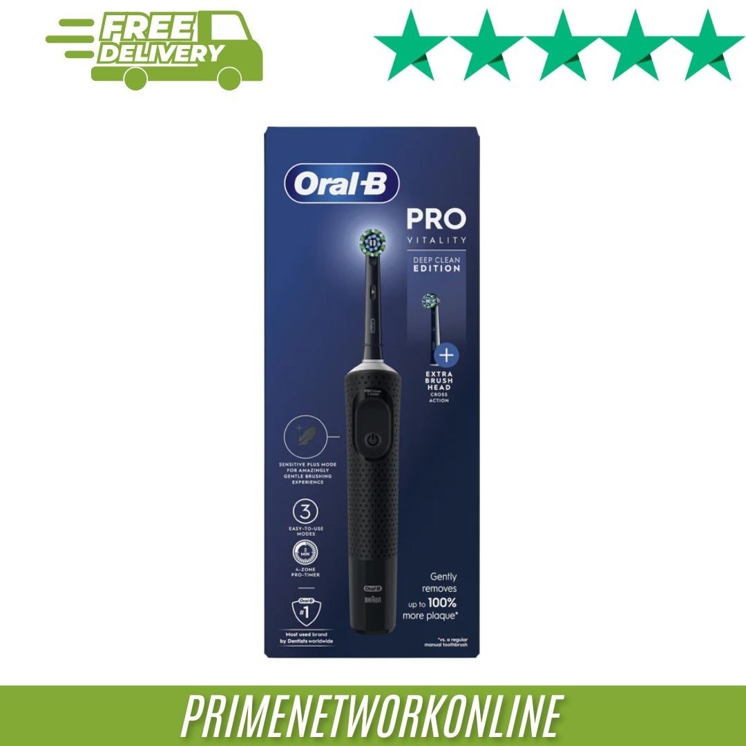 Oral-B Pro Vitality Deep Clean Edition | Black 100% ORIGINAL ⭐⭐⭐⭐⭐