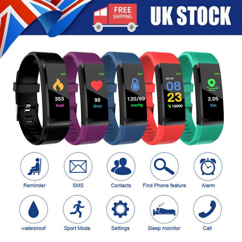 Smart Watch Band Sport Fitness Activity Tracker Kids Fit For Bit iOS Android NEW
