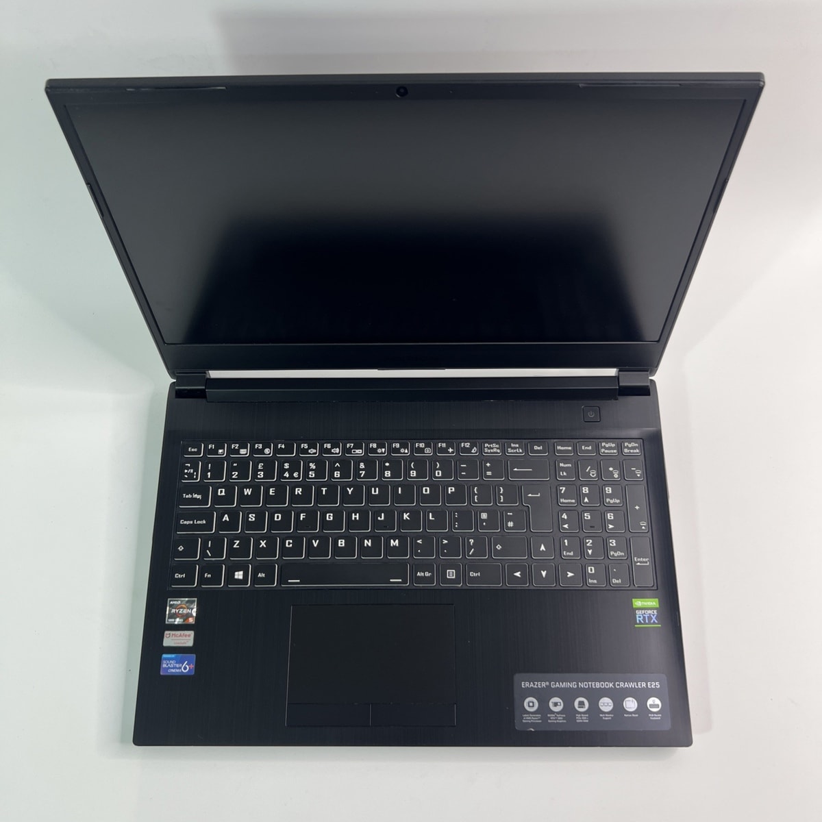 Medion Erazer Crawler E25 Ryzen 5 5600H 16GB 512GB SSD RTX 3050 Gaming Laptop