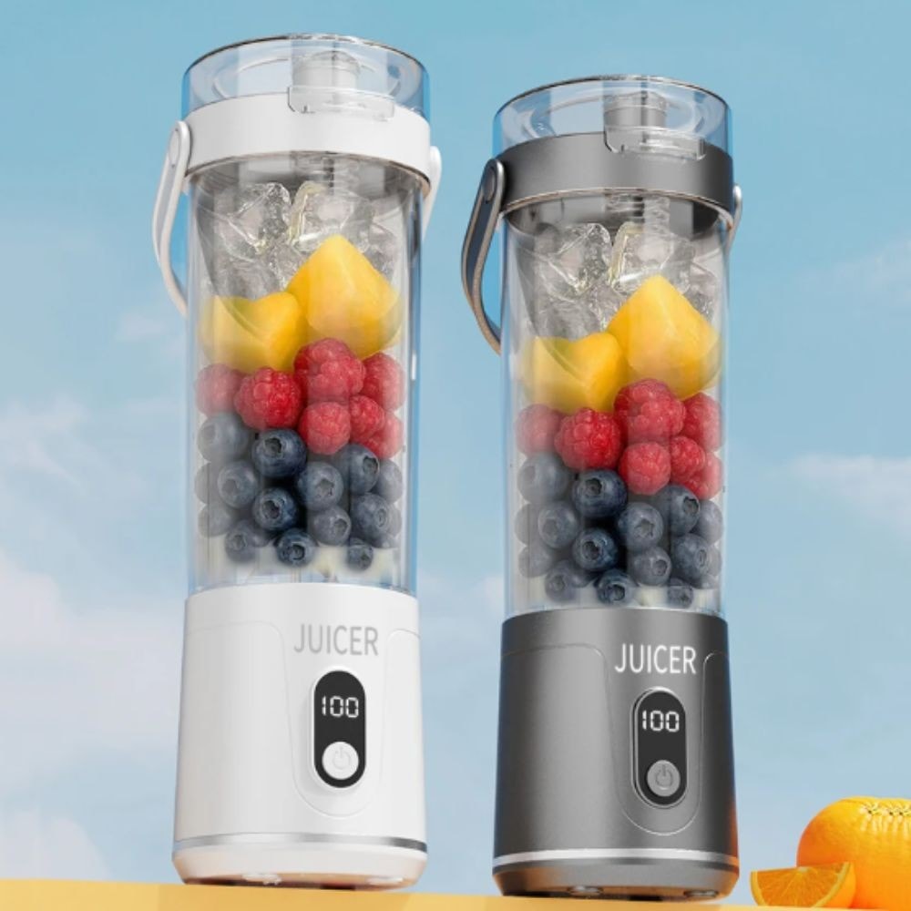 Blender 600ML Electric Juicer Fruit Mixers 4000mAh USB Smoothie Fruit Blender