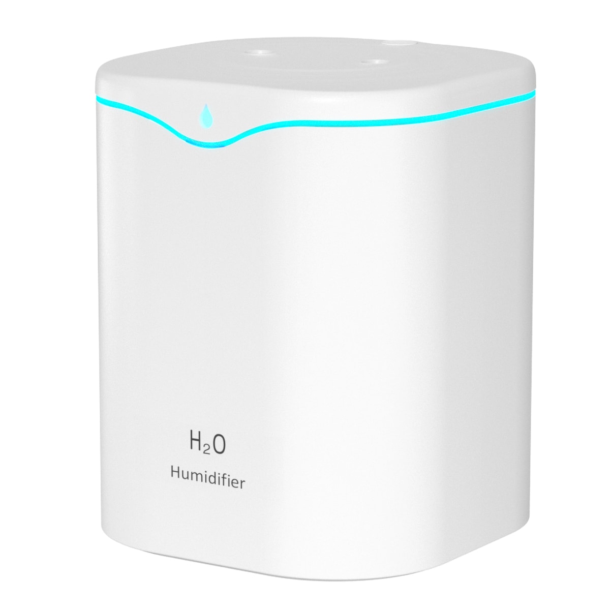 2L Air Purifier Humidifier Home Double Spray Port Cool Mist Diffuser White