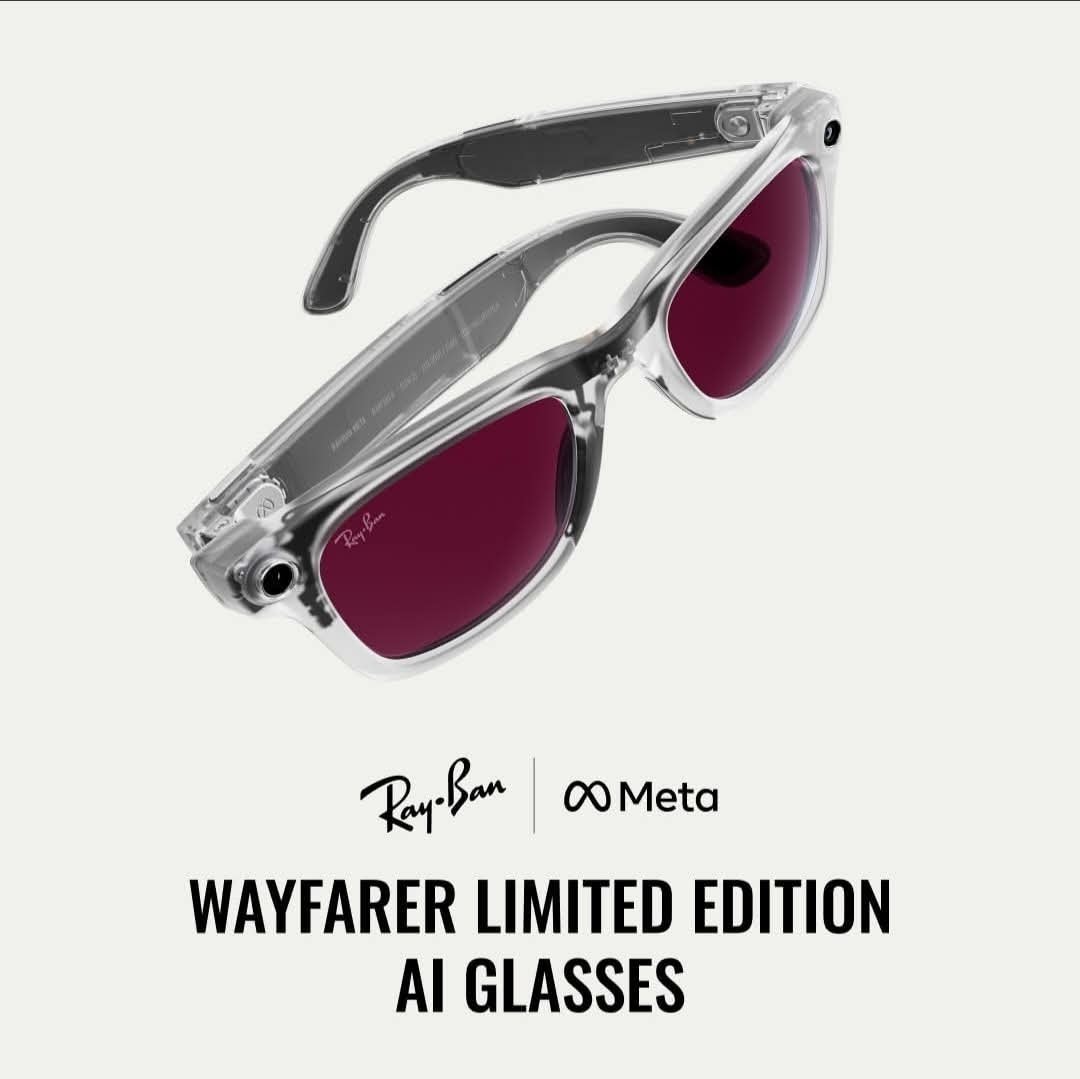 Ray-Ban Meta Gen 2 LIMITED EDITION Matte Transparent Clear/Ruby