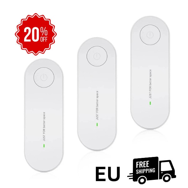 3x Claru Ionic Air Purifier Plug In EU Portable Negative Ion Generator UK Seller