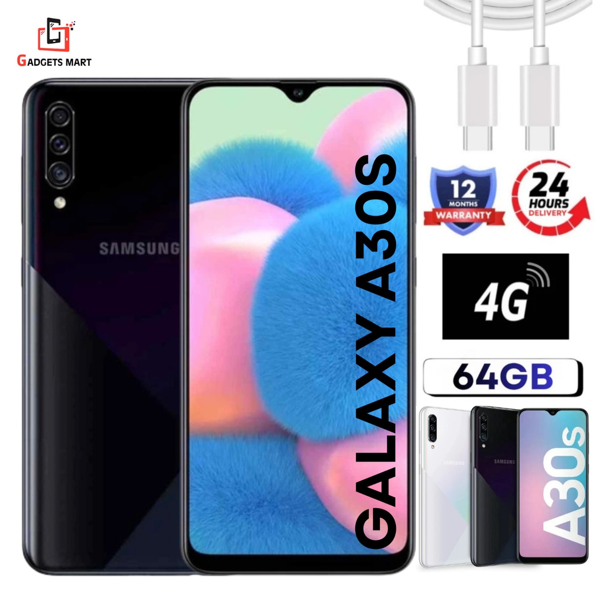 Samsung Galaxy A30s 64GB 4G Brand New Excellent condition Android Smartphone