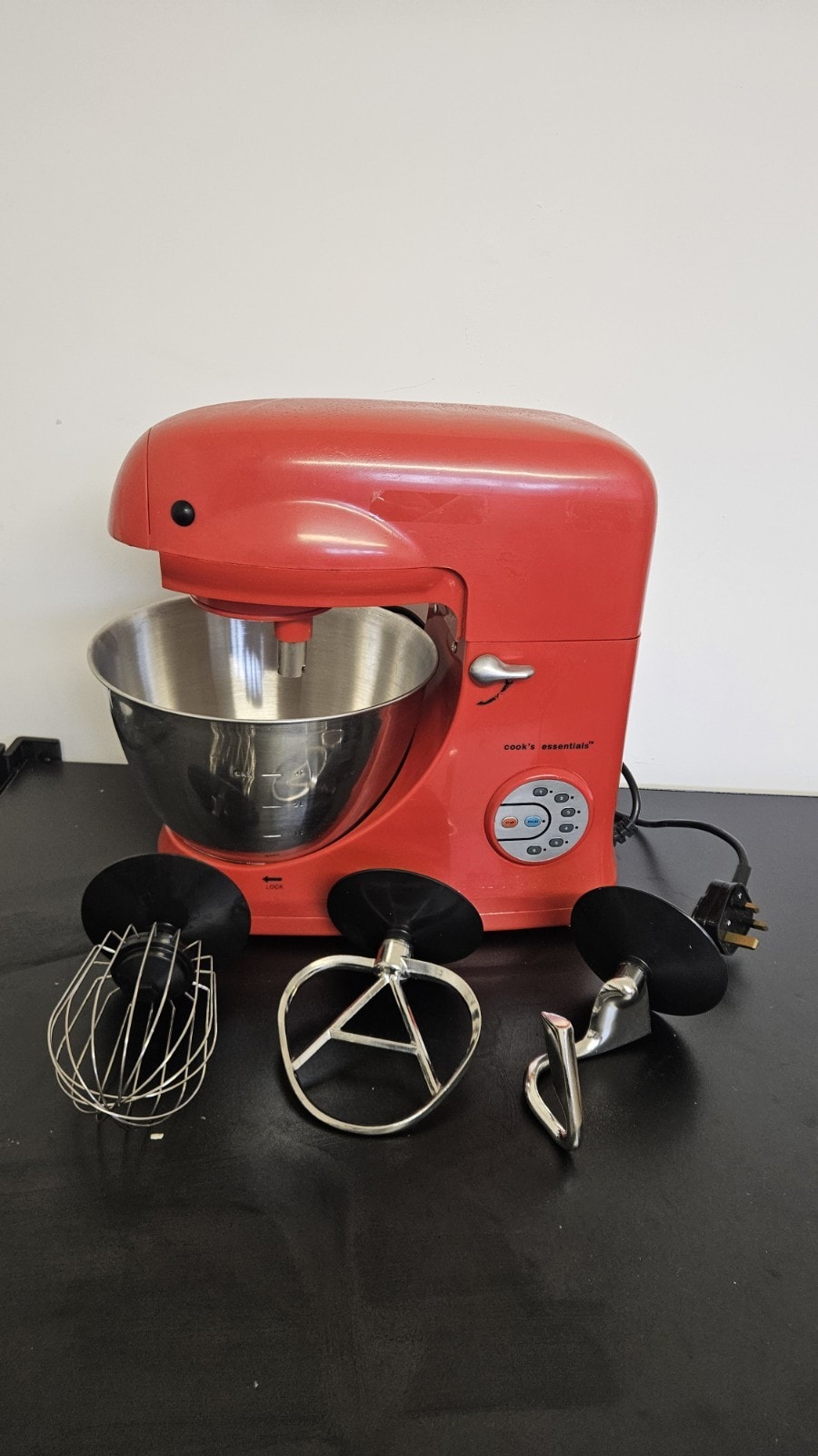 Cooks Essentials Stand Mixer Red Electric Kitchen Appliance (s04)