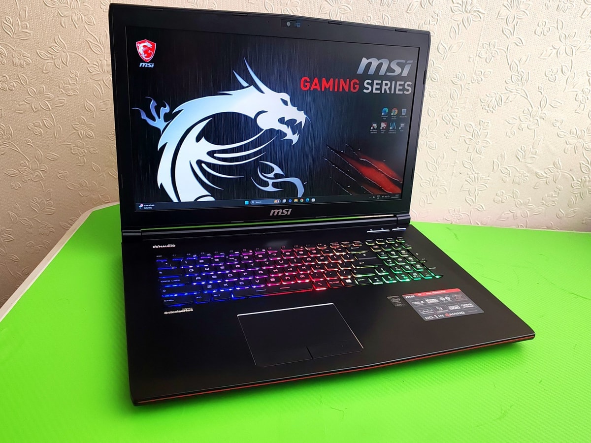 Core i7 Gaming Laptop Msi With 20GB RAM 750GB Storage M.2 SSD And HDD VR Ready