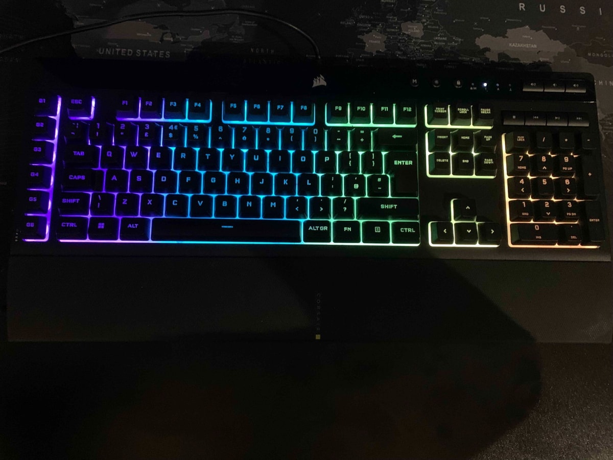 Corsair K55 RGB Pro 6 Macro Keys Gaming Keyboard