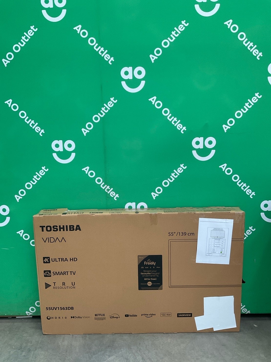 Toshiba UV1563DB 55" 4K Ultra HD Smart Freely TV [2025] - 55UV1563DB #LF129938