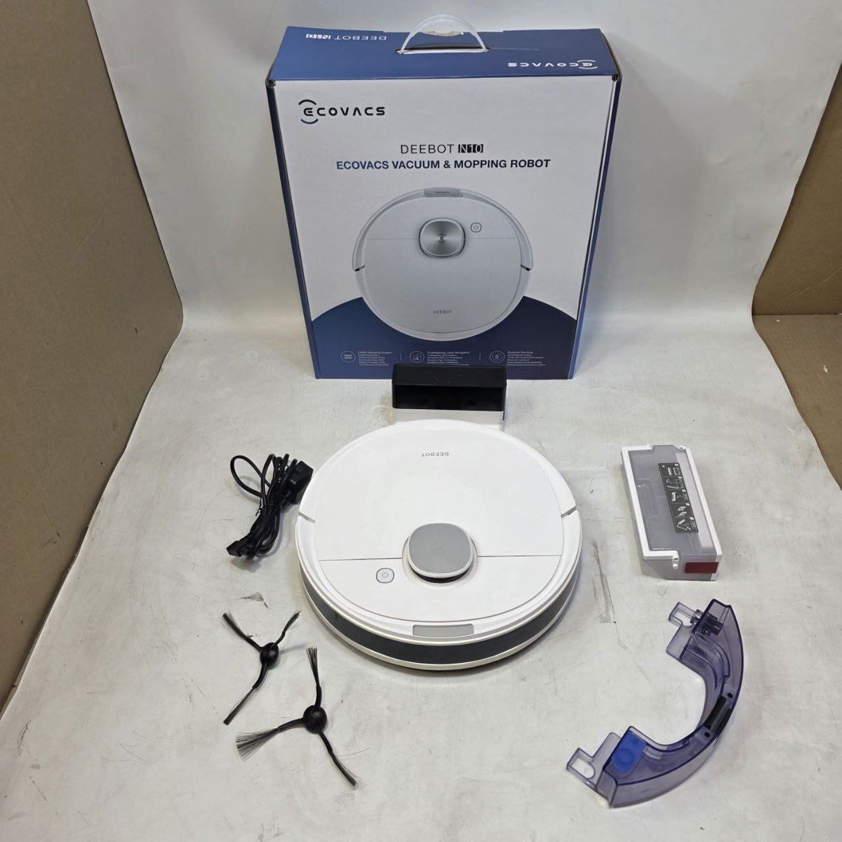 Robot Vacuum Cleaner Mop 4300Pa TrueMapping 2.0 ECOVACS DEEBOT N10