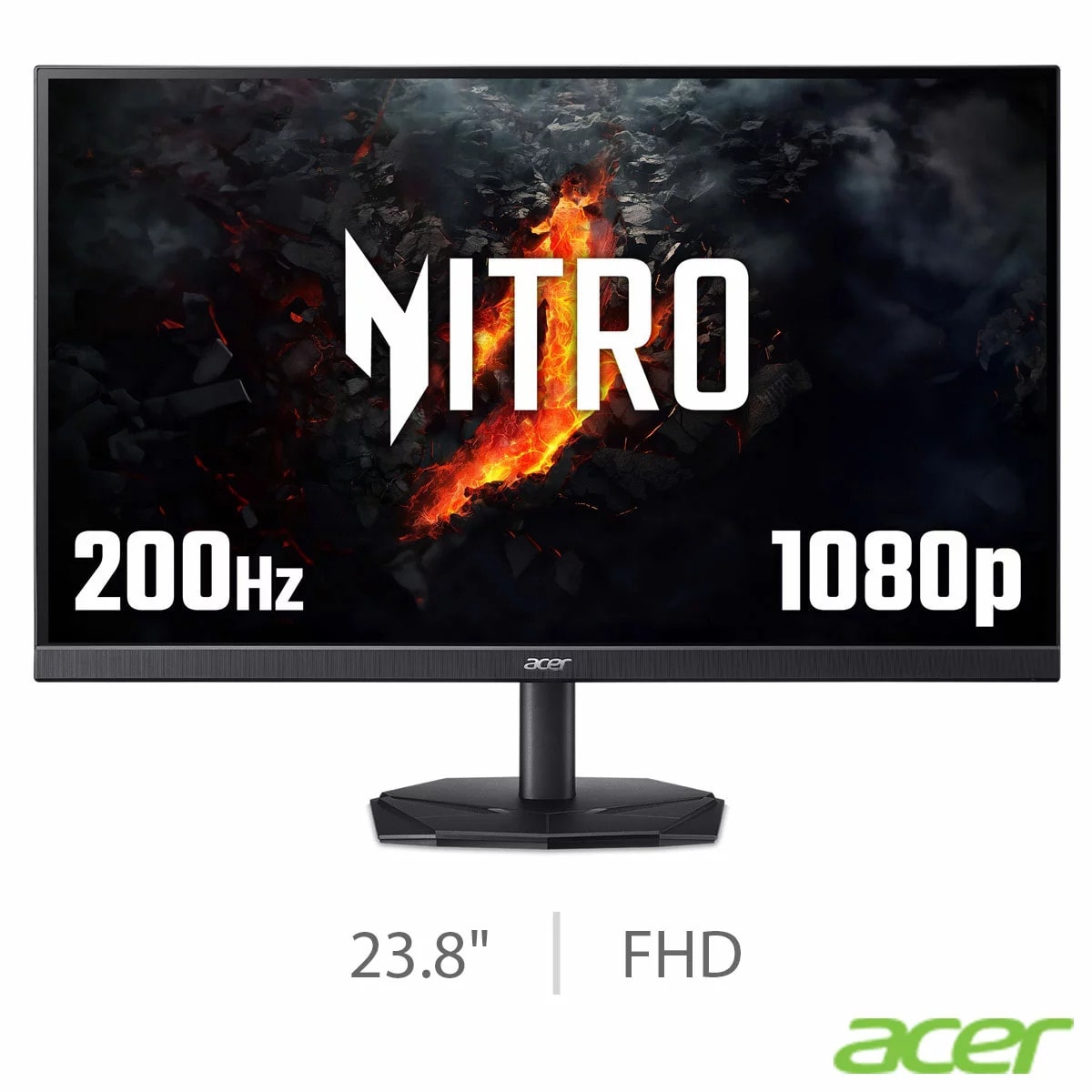 Acer Nitro KG1 23.8 Inch Gaming Monitor 200Hz IPS Full HD FreeSync UMQX1EE104